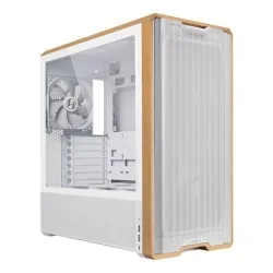 LIAN LI Lancool 217 Mid Tower ATX Gaming Case, White (5 Fans Included)